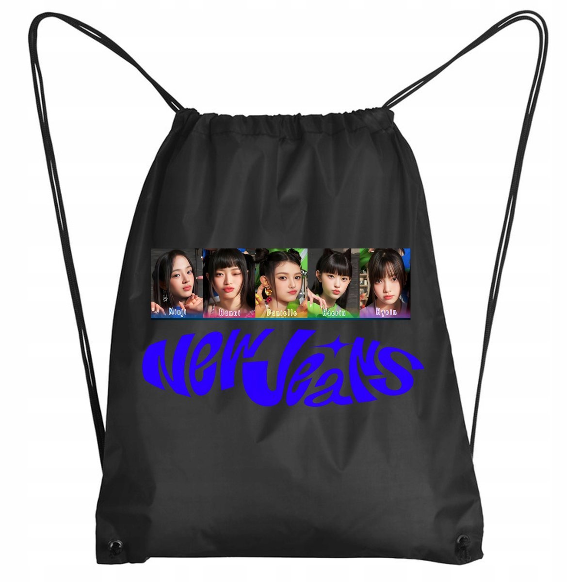 PLECAK NEWJEANS WOREK K-POP NWJNS PREMIUM CZARNY P367