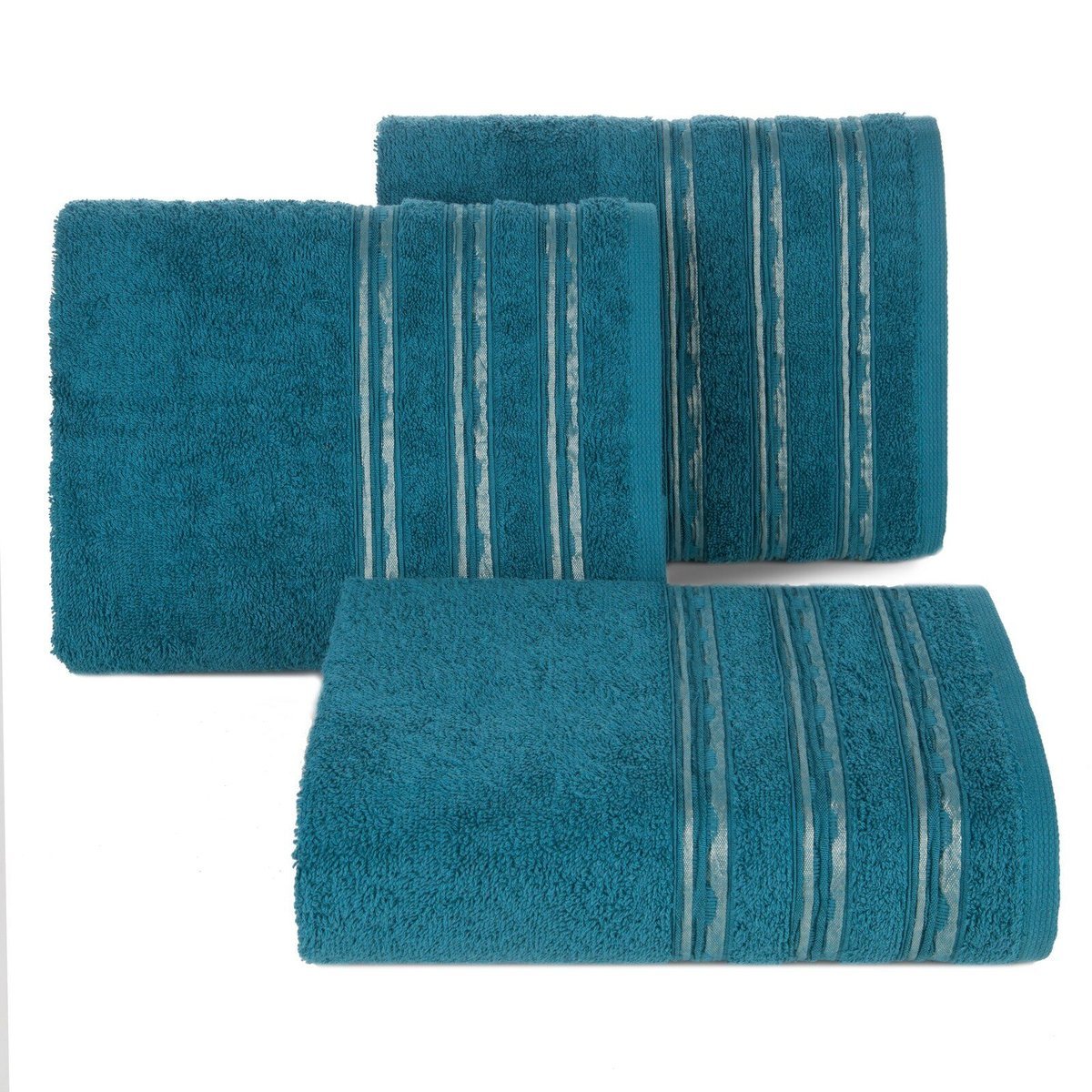 Ręcznik Jonas 50x90 turkusowy bawełna frotte 480 g/m²