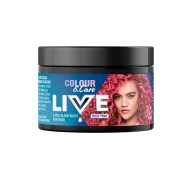 Maski do włosów - Live Colour&Care 5 minutowa koloryzująca i pielęgnująca maska do włosów Rosy Pink 150 ml - miniaturka - grafika 1