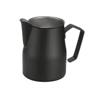 Akcesoria i części do ekspresów do kawy - Dzbanek do mleka Motta Europa czarny 500ml - miniaturka - grafika 1