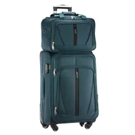 Zestaw Walizka Średnia i Torba z Codury Zielony