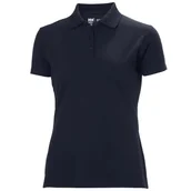 Koszulki i topy damskie - Helly Hansen Women's T-shirt HELLY HANSEN Manchester Polo, blue 2XL - miniaturka - grafika 1