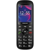 Telefony komórkowe - Maxcom MM740 Comfort Czarny - miniaturka - grafika 1