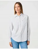 Koszule damskie - WRANGLER 1 PKT SHIRT NIAGARA MIST 112362596 M - Wrangler - miniaturka - grafika 1