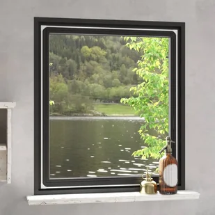 Magnetyczna moskitiera do okien biała 120x140 cm - Moskitiery - miniaturka - grafika 1