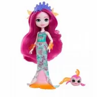Lalki dla dziewczynek - Mattel Enchantimals Syrenka Maura Mermaid i rybka Glide GYJ02 GYJ02 FNH22 - miniaturka - grafika 1