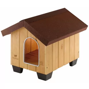 Ferplast Buda dla psa, Domus Mini, drewniana, 50x65x47,5 cm, 87000000 - Legowiska dla psów - miniaturka - grafika 1
