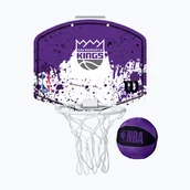 Koszykówka - Zestaw do mini-koszykówki Wilson NBA Team Mini Hoop Sacramento Kings - miniaturka - grafika 1