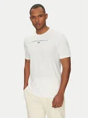 Koszulki męskie - Under Armour T-Shirt Stacked Logo SS 6000211 Biały Loose Fit - miniaturka - grafika 1