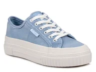 Trampki damskie - Trampki damskie na platformie tekstylne niebieskie Lee Cooper 2118L-36 - miniaturka - grafika 1
