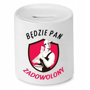 SKARBONKA DLA BUDOWLAŃCA BĘDZIE PAN ZADOWOLONY z Nadrukiem ze Zdjęciem - Skarbonki - miniaturka - grafika 1