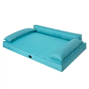 Małe Legowisko Kanapa Kojec Posłanie dla psa lub kota Niebieskie L 78x53 cm - Sprzęt podróżny i transportery dla psów - miniaturka - grafika 1