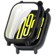 Akcesoria do smartwatchy - Pełne etui 2w1 ochronne 360° Vanfone do Xiaomi Redmi Watch 5 Active, czarny - miniaturka - grafika 1