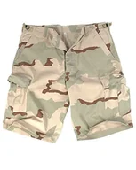 Moda i Uroda OUTLET - Mil-Tec US Wstępnie sprane bermudy Ripstop Woodland - miniaturka - grafika 1