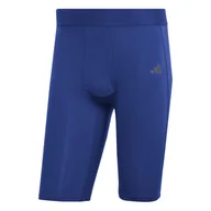 Bielizna sportowa męska - Męskie Kalesony termoaktywne ADIDAS TF SHRT TIGHT M HP0613 – Granatowy - miniaturka - grafika 1