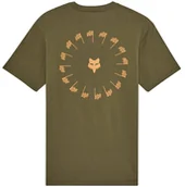 Koszulki męskie - t-shirt FOX WINNERS CIRCLE PREMIUM TEE OLIVE GREEN - miniaturka - grafika 1