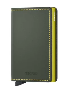 Portfel ochrona RFID Secrid Slimwallet Matte - green / lime - Portfele - miniaturka - grafika 1