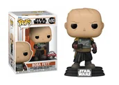 Figurki kolekcjonerskie - Funko POP: Star Wars The Mandalorian - Boba Fett (no Helmet)(Exclusive) - miniaturka - grafika 1