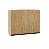 Meble kuchenne - Bari Plus Szafka Wisząca W Zestawie Z Ociekarką G2C-90 Dąb Kamienny - miniaturka - grafika 1