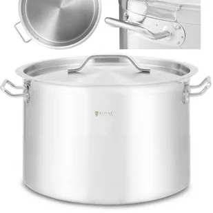 Royal Catering Garnek ze stali nierdzewnej 17 l Royal Catering RC-SSP17 - Garnki - miniaturka - grafika 2