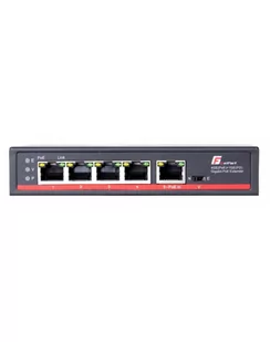 SWITCH POE GETFORT 4GE + POE-IN 1GE 120W (HI-PoE) - Switche - miniaturka - grafika 1
