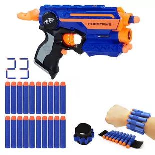 Zestaw Nerf N-Strike Elite Firestrike + 20 strzałek + opaska - Zabawki militarne - miniaturka - grafika 1