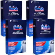 Środki do zmywarek - 4x Sól do zmywarki FINISH ochronna 1,5 kg - miniaturka - grafika 1