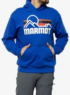 Bluzy damskie - Bluza z kapturem Marmot Coastal Hoody - trail blue - miniaturka - grafika 1