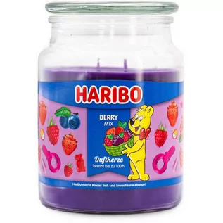 Świece - Haribo duża sojowa świeca zapachowa w szkle 18 oz 510 g - Berry Mix - grafika 1