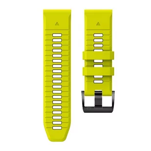 Pasek do GARMIN FENIX 3 / 5X / 3HR / 5X PLUS / 6X / 6X PRO / 7X Tech-Protect IconBand limonkowo-czarne - Akcesoria do smartwatchy - miniaturka - grafika 4