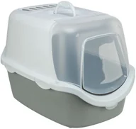 Kuwety dla kotów - Trixie Hooded biało-niebieska TX40343 - miniaturka - grafika 1