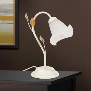 Lampa stołowa Sisi florencka, kość słoniowa-złoty - Lampy stojące - miniaturka - grafika 2