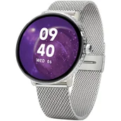 Smartwatch - Zegarek Smartwatch Damski Hagen HB39.111.1411 srebrny - miniaturka - grafika 1