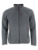 Odzież trekkingowa męska - Peak Mountain Kurtka polarowa "Calonor" w kolorze szarym - miniaturka - grafika 1