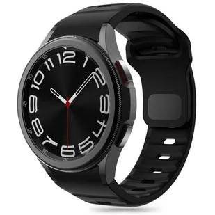 Pasek TECH-PROTECT Silicone Line do Samsung Galaxy Watch 4/5/5 Pro/6/FE Czarny - Akcesoria do smartwatchy - miniaturka - grafika 1