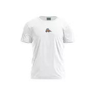 Koszulki męskie - Bona Basics, Męski T-shirt z cyfrowym nadrukiem,% 100 bawełna, biały, na co dzień, męskie topy, rozmiar: M, biały, M - miniaturka - grafika 1
