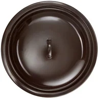 Pokrywki - Pokrywa emaliowana brązowa 24 cm EMALIA OLKUSZ - miniaturka - grafika 1