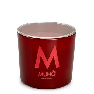 MUHA' | Świeca zapachowa ze szkła bordowego, zapach granatu, perfumy dla środowiska, rozmiar 270 Gr - Świece - miniaturka - grafika 1