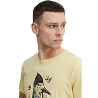 Koszulki męskie - Blend Męski T-shirt T-shirt, 120825/popcorn, L, 120825/popcorn, L - miniaturka - grafika 1