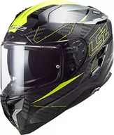 Kaski motocyklowe - LS2, Casque Kask integralny Challenger Fold, HV żółty, M - miniaturka - grafika 1