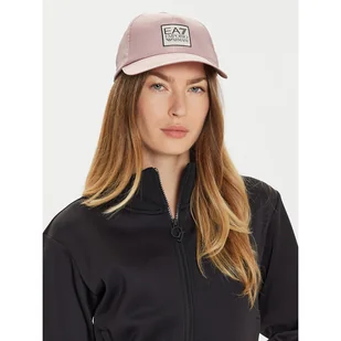 Czapka z daszkiem EA7 Emporio Armani 280044 4F100 27372 Fioletowy - Czapki damskie - miniaturka - grafika 1