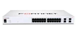 Fortinet FS-124F-POE łącza sieciowe Gigabit Ethernet (10/100/1000) Obsługa PoE 1U Biały FS-124F-POE FS-124F-POE - Pozostałe akcesoria sieciowe - miniaturka - grafika 1