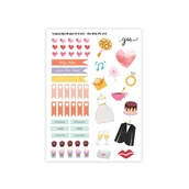 Scrapbooking - Naklejki, A5, Ślubne plany - Make It Easy - miniaturka - grafika 1