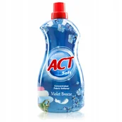 Środki do prania - Płyn do Płukania Tkanin Koncentrat Zmiękczający ACT Soft 60 prań 1,5 L - miniaturka - grafika 1