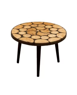 Stół Z Plastra Drewna Żywica Epoksydowa 58 cm x 58 cm x 3 Cm | Pdos_071707_Z05 / Wood & Resin - Ławy i stoliki kawowe Stół Z Plastra Drewna Żywica Epoksydowa 58 cm x 58 cm x 3 Cm | Pdos_071707_Z05 / Wood & Resin - Ławy i stoliki kawowe - miniaturka - grafika 1