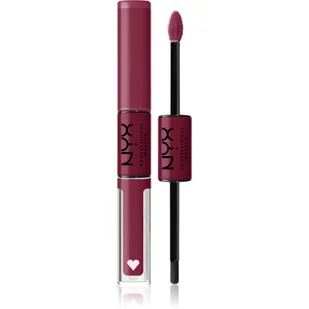 NYX Professional Makeup Professional Makeup - SHINE LOUD HIGH PIGMENT LIP SHINE - Płynna, dwustronna pomadka do ust - 6.8 ml - GOAL GETTER NYXLGGE - Szminki - miniaturka - grafika 1
