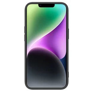 Nillkin CamShield Magnetic Silicone Case etui iPhone 14 Plus magnetyczny MagSafe pokrowiec z osłoną na aparat czarny - Etui i futerały do telefonów - miniaturka - grafika 2