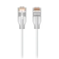 Patchcordy - Ubiquiti UACC-Cable-Patch-EL-8M-W kabel sieciowy Półprzezroczysty, Biały Cat6 - miniaturka - grafika 1
