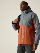 Kurtki i kamizelki sportowe męskie - Regatta Kurtka funkcyjna "Bosfield" w kolorze szaro-pomarańczowym - miniaturka - grafika 1