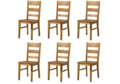 Krzesła - PADUA Krzesło komplet, 6 szt. #103 Dąb olejowany 36x53x94 cm - miniaturka - grafika 1